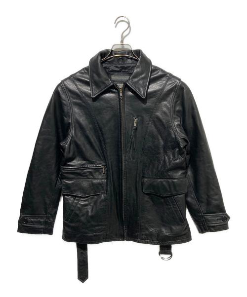 BANANA REPUBLIC（バナナリパブリック）BANANA REPUBLIC (バナナリパブリック) レザージャケット ブラック サイズ:Sの古着・服飾アイテム