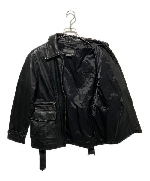 BANANA REPUBLIC（バナナリパブリック）BANANA REPUBLIC (バナナリパブリック) レザージャケット ブラック サイズ:Sの古着・服飾アイテム