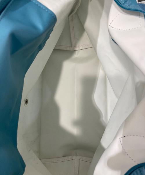 LONGCHAMP（ロンシャン）LONGCHAMP (ロンシャン) ルプリアージュ 折り畳みトートバッグ ブルーの古着・服飾アイテム
