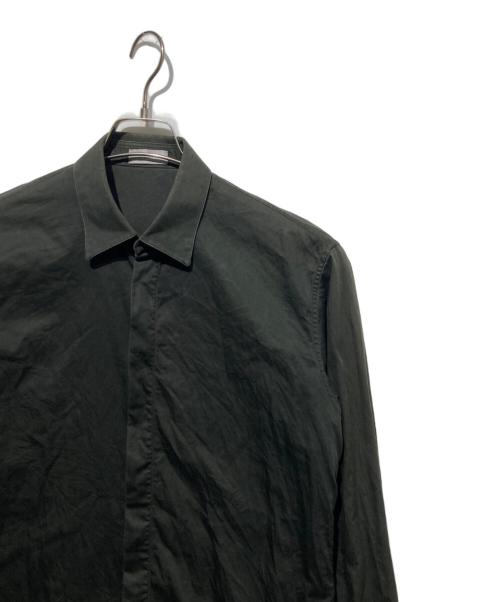 DIOR HOMME（ディオール オム）Dior Homme (ディオール オム) 比翼シャツ ブラック サイズ:38の古着・服飾アイテム