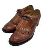 CHURCH'Sチャーチ）の古着「ISABEWA キルトタンシューズ」｜ブラウン