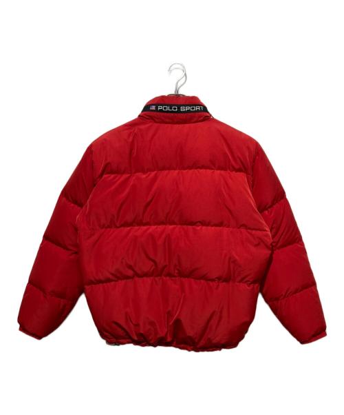 POLO SPORT（ポロスポーツ）POLO SPORT (ポロスポーツ) ダウンジャケット レッド サイズ:Ｌの古着・服飾アイテム