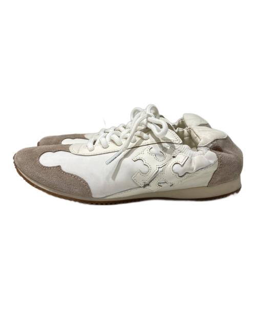 TORY BURCH（トリーバーチ）TORY BURCH (トリーバーチ) ローカットスニーカー ホワイト サイズ:5.5の古着・服飾アイテム