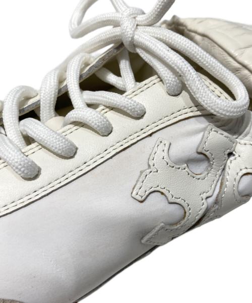 TORY BURCH（トリーバーチ）TORY BURCH (トリーバーチ) ローカットスニーカー ホワイト サイズ:5.5の古着・服飾アイテム