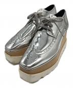 STELLA McCARTNEYステラマッカートニー）の古着「エリス 厚底ウイングチップシューズ」｜シルバー