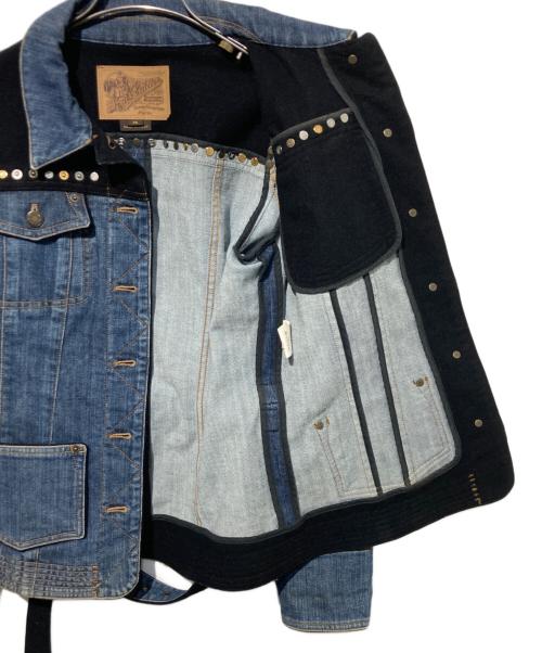 LOUIS VUITTON（ルイ ヴィトン）LOUIS VUITTON (ルイ ヴィトン) リベット切替デニムジャケット インディゴ サイズ:38の古着・服飾アイテム