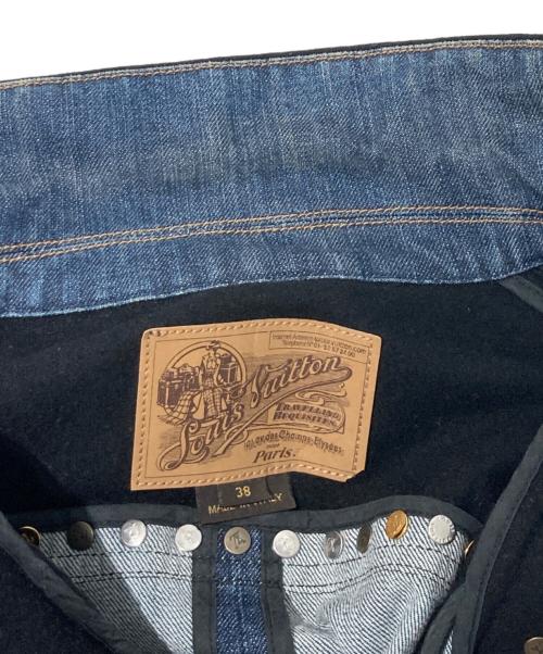 LOUIS VUITTON（ルイ ヴィトン）LOUIS VUITTON (ルイ ヴィトン) リベット切替デニムジャケット インディゴ サイズ:38の古着・服飾アイテム