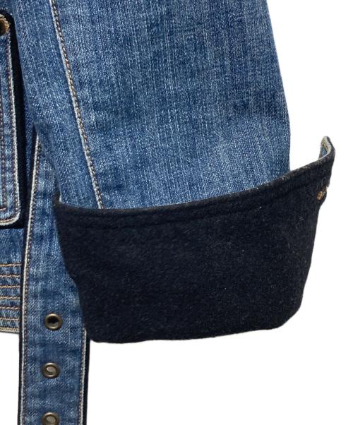 LOUIS VUITTON（ルイ ヴィトン）LOUIS VUITTON (ルイ ヴィトン) リベット切替デニムジャケット インディゴ サイズ:38の古着・服飾アイテム