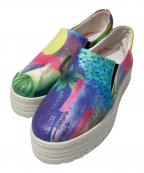 estacionエスタシオ）の古着「本革スリッポンシューズ」｜マルチカラー