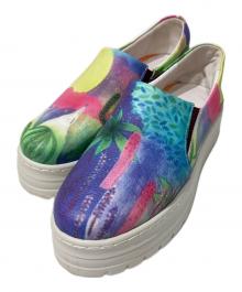 estacion（エスタシオ）の古着「本革スリッポンシューズ」｜マルチカラー