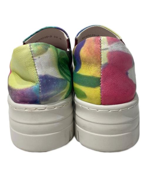 estacion（エスタシオ）ESTACION (エスタシオ) 本革スリッポンシューズ マルチカラー サイズ:22.5cmの古着・服飾アイテム