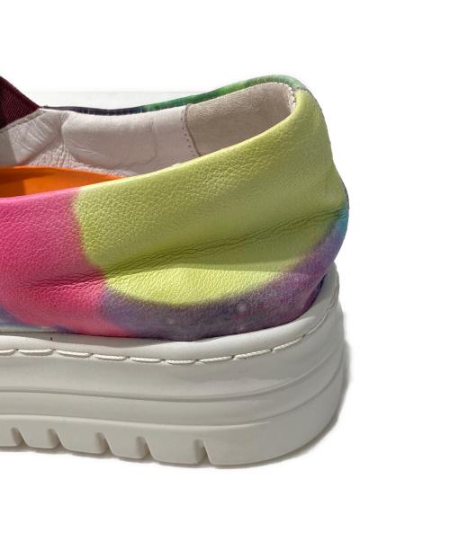 estacion（エスタシオ）ESTACION (エスタシオ) 本革スリッポンシューズ マルチカラー サイズ:22.5cmの古着・服飾アイテム