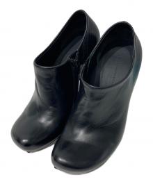 BALENCIAGA（バレンシアガ）の古着「ヒールレザーブーティ」｜ブラック