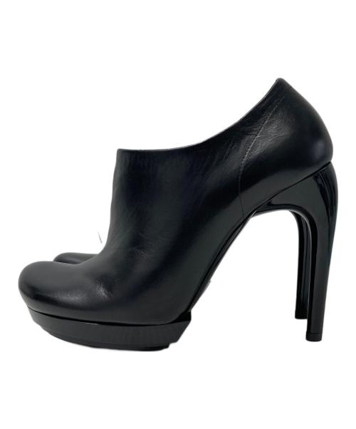 BALENCIAGA（バレンシアガ）BALENCIAGA (バレンシアガ) ヒールレザーブーティ ブラック サイズ:38の古着・服飾アイテム