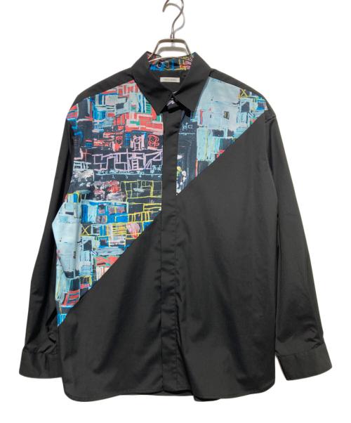 HERALBONY（ヘラルボニー）HERALBONY (ヘラルボニー) デザインシャツ ブラック サイズ:Freeの古着・服飾アイテム