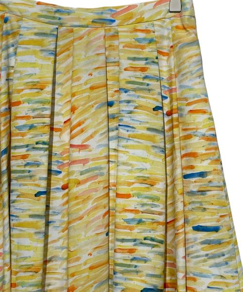 HERALBONY（ヘラルボニー）HERALBONY (ヘラルボニー) フレアスカート イエロー サイズ:Mの古着・服飾アイテム