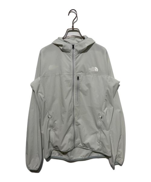 THE NORTH FACE（ザ ノース フェイス）THE NORTH FACE (ザ ノース フェイス) マウンテンソフトシェルフーディ ライトグレー サイズ:Lの古着・服飾アイテム