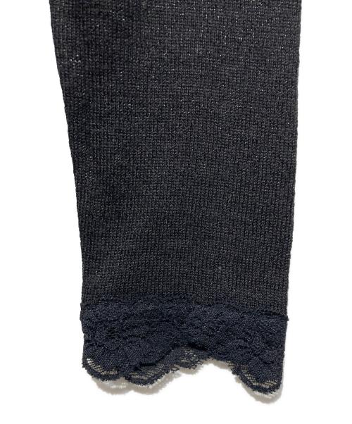 Hysteric Glamour（ヒステリックグラマー）Hysteric Glamour (ヒステリックグラマー) オールド Vネックカーディガン ブラック サイズ:FREEの古着・服飾アイテム