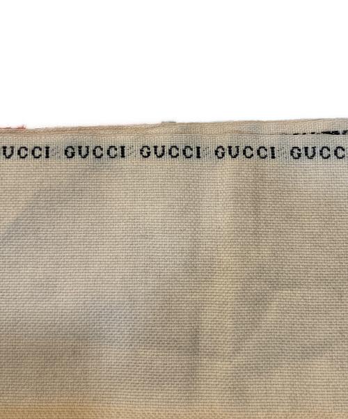 GUCCI（グッチ）GUCCI (グッチ) ロゴ柄マフラー アイボリーの古着・服飾アイテム