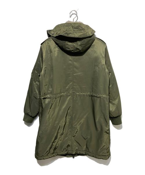 DIESEL（ディーゼル）DIESEL (ディーゼル) 裏ボアフーデットコート グリーン サイズ:Lの古着・服飾アイテム