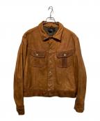 RRLダブルアールエル）の古着「LEATHER RANCH JEAN JACKET」｜ブラウン