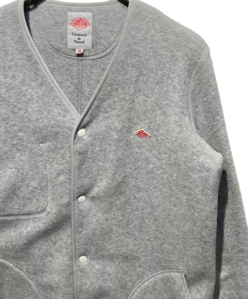 DANTON（ダントン）DANTON (ダントン) フリースカラーレスコート グレー サイズ:36の古着・服飾アイテム