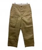 orSlowオアスロウ）の古着「Vintage Fit ARMY Trouser」｜ベージュ