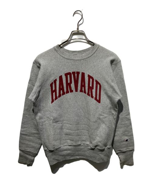 Champion REVERSE WEAVE（チャンピオン リバース ウィーブ）Champion REVERSE WEAVE (チャンピオン リバース ウィーブ) カレッジロゴリバースウィーブスウェット グレー サイズ:Ｍの古着・服飾アイテム