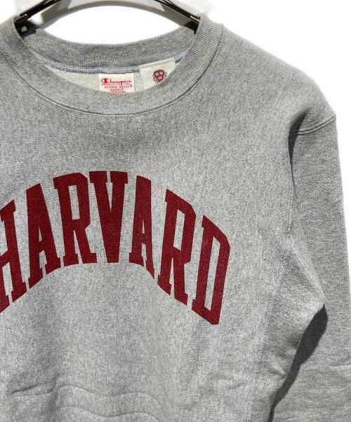 Champion REVERSE WEAVE（チャンピオン リバース ウィーブ）Champion REVERSE WEAVE (チャンピオン リバース ウィーブ) カレッジロゴリバースウィーブスウェット グレー サイズ:Ｍの古着・服飾アイテム
