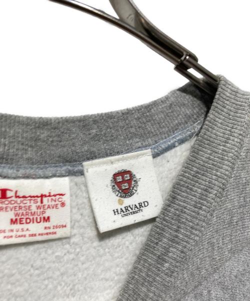 Champion REVERSE WEAVE（チャンピオン リバース ウィーブ）Champion REVERSE WEAVE (チャンピオン リバース ウィーブ) カレッジロゴリバースウィーブスウェット グレー サイズ:Ｍの古着・服飾アイテム