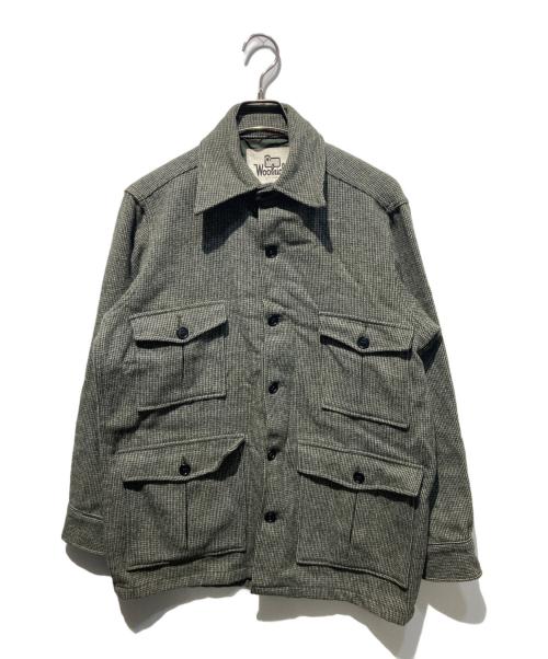 WOOLRICH（ウールリッチ）WOOLRICH (ウールリッチ) ウールシャツジャケット グレー サイズ:Ｍの古着・服飾アイテム