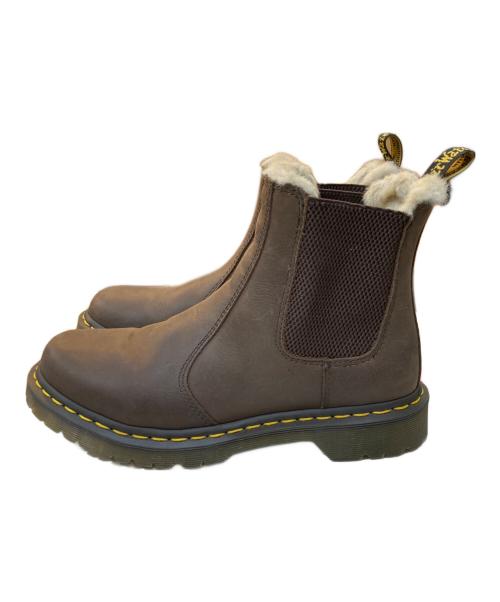 Dr.Martens（ドクターマーチン）Dr.Martens (ドクターマーチン) LEONORE サイドゴアブーツ ブラウン サイズ:ＵＫ6.5の古着・服飾アイテム