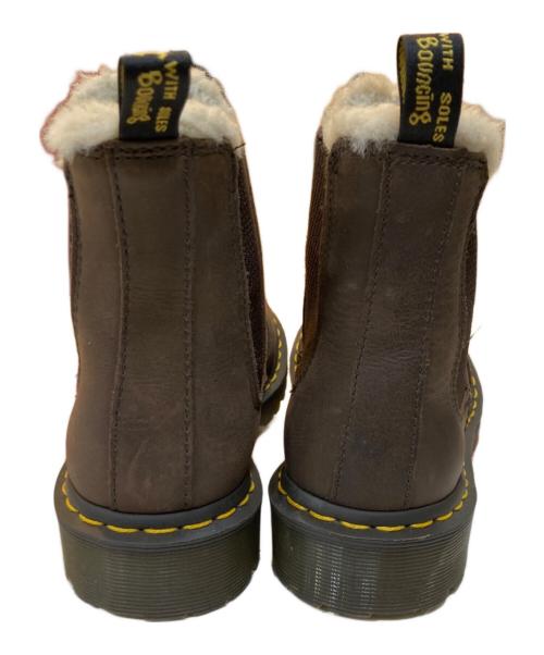 Dr.Martens（ドクターマーチン）Dr.Martens (ドクターマーチン) LEONORE サイドゴアブーツ ブラウン サイズ:ＵＫ6.5の古着・服飾アイテム