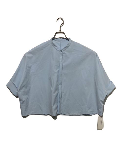icB（アイシービー）icB (アイシービー) ヴィンテージスパンブロード バンドカラーシャツ スカイブルー サイズ:4 未使用品の古着・服飾アイテム