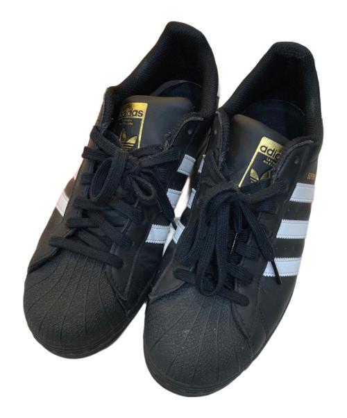 adidas（アディダス）adidas (アディダス) SUPERSTAR ローカットスニーカー ブラック サイズ:26.5の古着・服飾アイテム