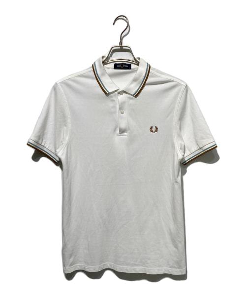 FRED PERRY（フレッドペリー）FRED PERRY (フレッドペリー) ポロシャツ ホワイト サイズ:Mの古着・服飾アイテム