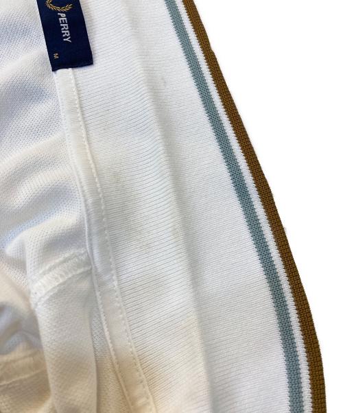 FRED PERRY（フレッドペリー）FRED PERRY (フレッドペリー) ポロシャツ ホワイト サイズ:Mの古着・服飾アイテム