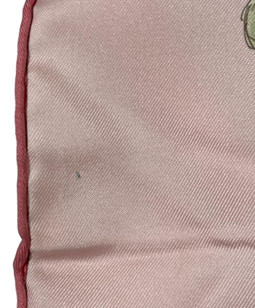 HERMES（エルメス）HERMES (エルメス) ECOLE PORTUGAISE D'ART EQUESTRE スカーフ ピンクの古着・服飾アイテム
