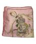 HERMES (エルメス) ECOLE PORTUGAISE D'ART EQUESTRE スカーフ ピンク：12000円