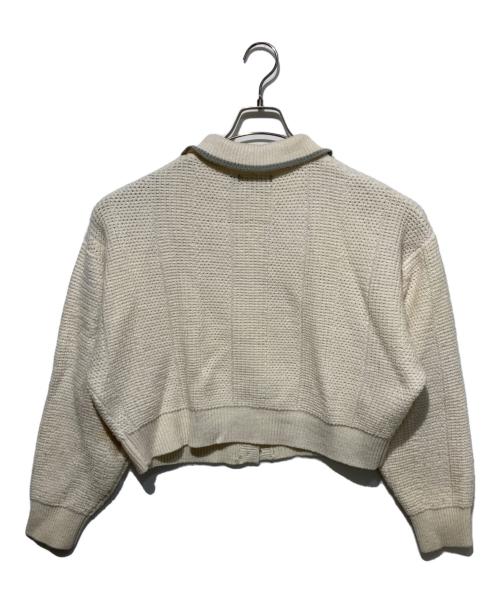 FRED PERRY（フレッドペリー）FRED PERRY (フレッドペリー) RAY BEAMS (レイ ビームス) 別注カラーカーディガン ホワイト サイズ:36の古着・服飾アイテム