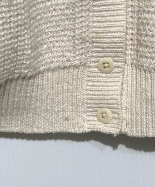 FRED PERRY（フレッドペリー）FRED PERRY (フレッドペリー) RAY BEAMS (レイ ビームス) 別注カラーカーディガン ホワイト サイズ:36の古着・服飾アイテム