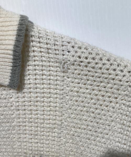 FRED PERRY（フレッドペリー）FRED PERRY (フレッドペリー) RAY BEAMS (レイ ビームス) 別注カラーカーディガン ホワイト サイズ:36の古着・服飾アイテム