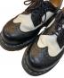 中古・古着 Dr.Martens (ドクターマーチン) ウィングチップドレスシューズ ブラック×ホワイト サイズ:UK7：8000円