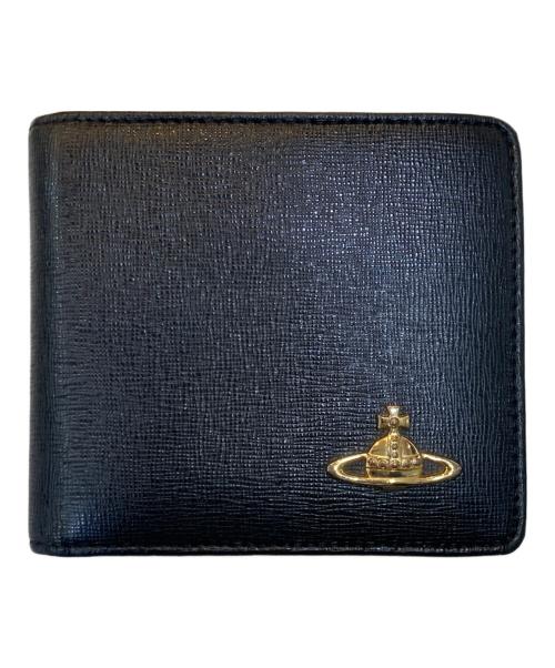Vivienne Westwood（ヴィヴィアンウエストウッド）Vivienne Westwood (ヴィヴィアンウエストウッド) 折り財布 ブラックの古着・服飾アイテム