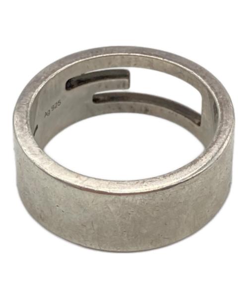 GUCCI（グッチ）GUCCI (グッチ) ステンレスチールリング シルバー サイズ:16号の古着・服飾アイテム