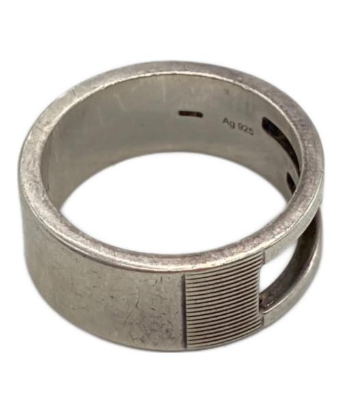 GUCCI（グッチ）GUCCI (グッチ) ステンレスチールリング シルバー サイズ:16号の古着・服飾アイテム