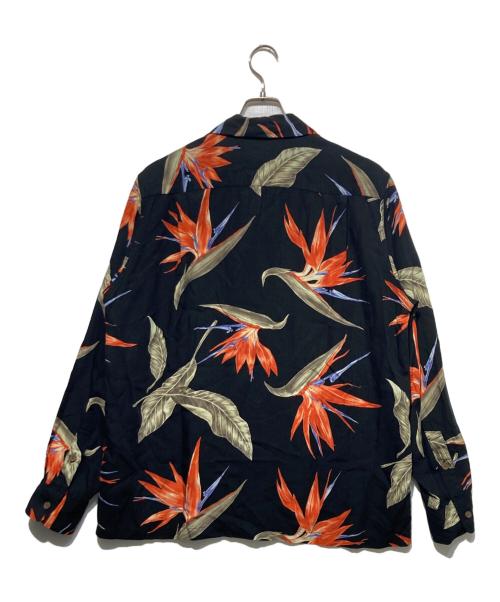 WACKO MARIA（ワコマリア）WACKO MARIA (ワコマリア) 長袖ハワイアンシャツ ブラック サイズ:Ｌの古着・服飾アイテム