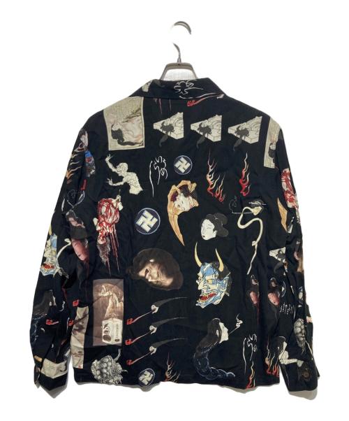 WACKO MARIA（ワコマリア）WACKO MARIA (ワコマリア) 長袖ハワイアンシャツ ブラック サイズ:Ｍの古着・服飾アイテム