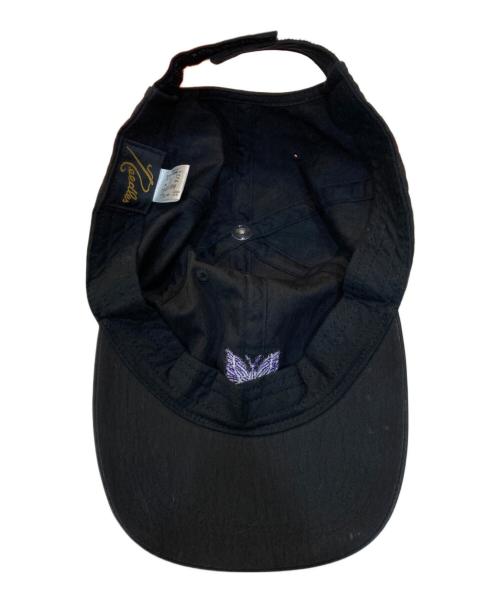 Needles（ニードルズ）Needles (ニードルズ) STUDIOUS (ステュディオス) 別注パピヨン刺繍キャップ ブラックの古着・服飾アイテム