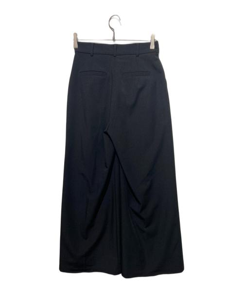 anuans（アニュアンス）anuans (アニュアンス) スライドウエストセミワイドパンツ ブラック サイズ:Ｍの古着・服飾アイテム